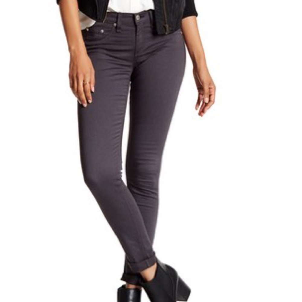 Rag and Bone Charcoal Skinny Jeans